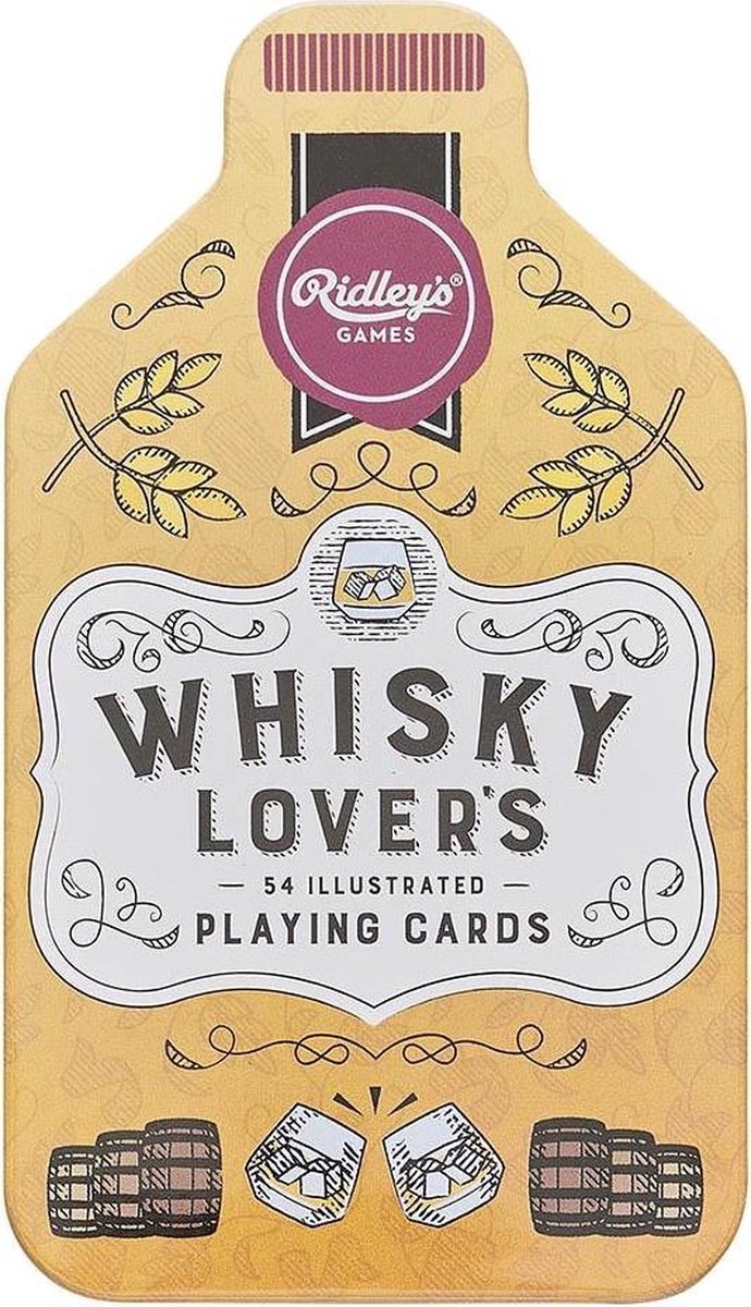 Ridleys Games Kaartspel Whisky Lovers Aluminium/karton 54-delig